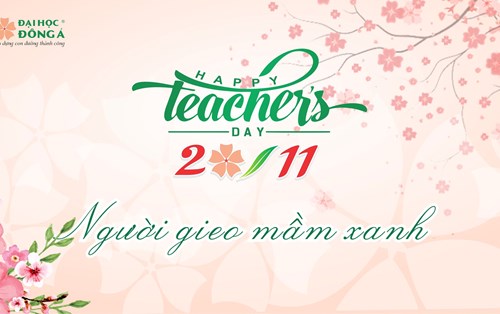 "Người gieo mầm xanh" - Chuỗi sự kiện chào mừng 41 năm Ngày Nhà Giáo Việt Nam 20.11 