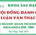 Thông báo Hội đồng đánh giá luận văn Thạc sĩ Quản trị kinh doanh đợt 2 năm 2019