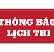 Thông báo Hoãn lịch thi kết thúc học phần HK2 năm học 2019  - 2020 - lớp  MBA 19A1.1 